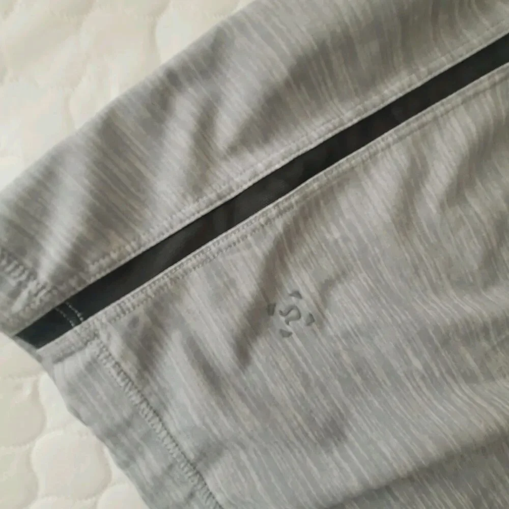 Lululemon Pace Breaker Shorts Mens Size M Gray Linerless Athleisure Gym Running